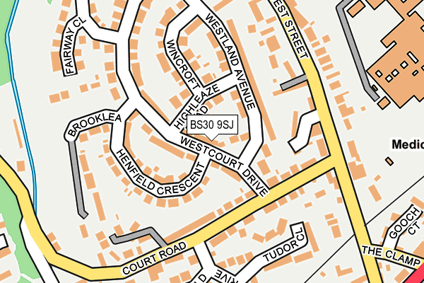 BS30 9SJ map - OS OpenMap – Local (Ordnance Survey)