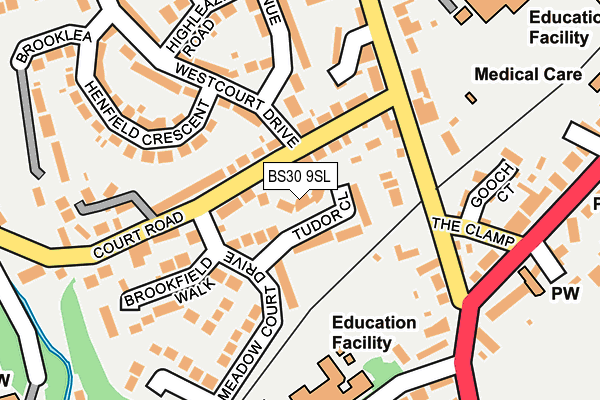 BS30 9SL map - OS OpenMap – Local (Ordnance Survey)