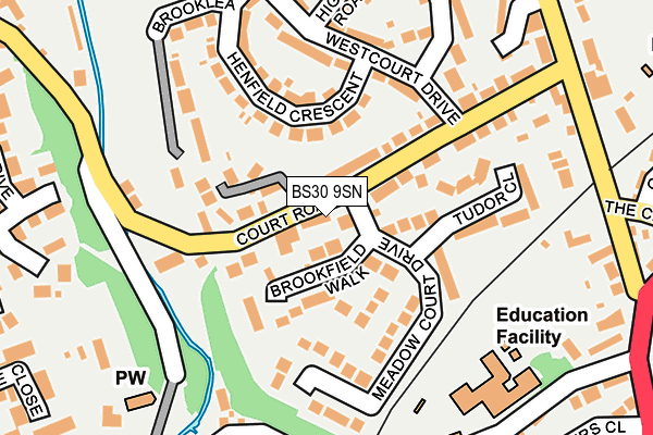 BS30 9SN map - OS OpenMap – Local (Ordnance Survey)