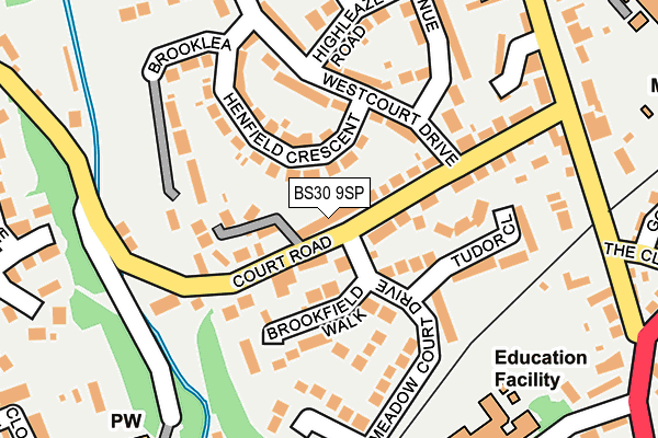 BS30 9SP map - OS OpenMap – Local (Ordnance Survey)