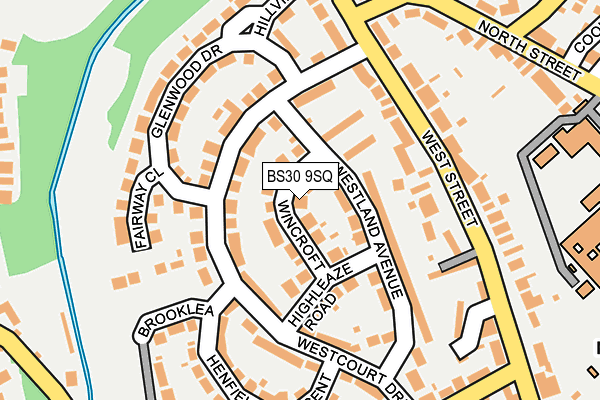 BS30 9SQ map - OS OpenMap – Local (Ordnance Survey)
