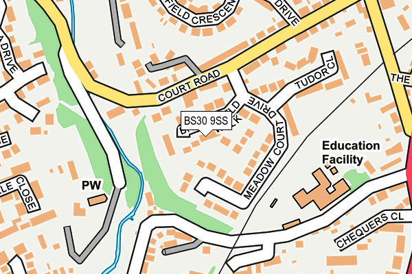 BS30 9SS map - OS OpenMap – Local (Ordnance Survey)