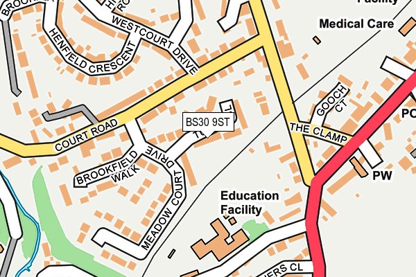 BS30 9ST map - OS OpenMap – Local (Ordnance Survey)