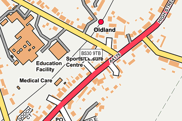BS30 9TB map - OS OpenMap – Local (Ordnance Survey)