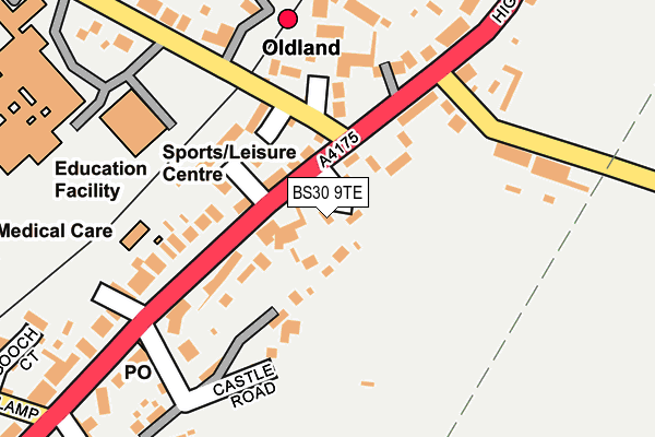 BS30 9TE map - OS OpenMap – Local (Ordnance Survey)