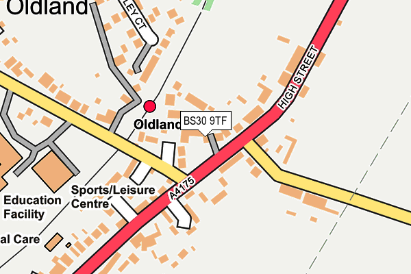 BS30 9TF map - OS OpenMap – Local (Ordnance Survey)