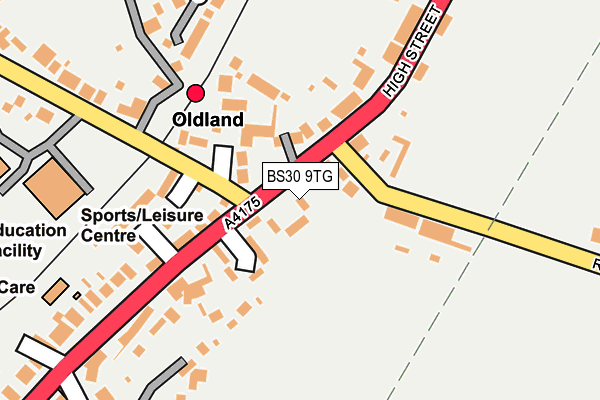 BS30 9TG map - OS OpenMap – Local (Ordnance Survey)