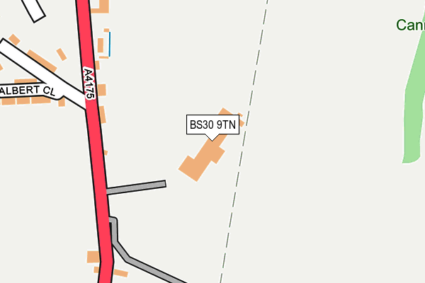 BS30 9TN map - OS OpenMap – Local (Ordnance Survey)