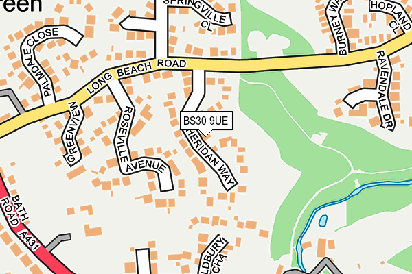 BS30 9UE map - OS OpenMap – Local (Ordnance Survey)