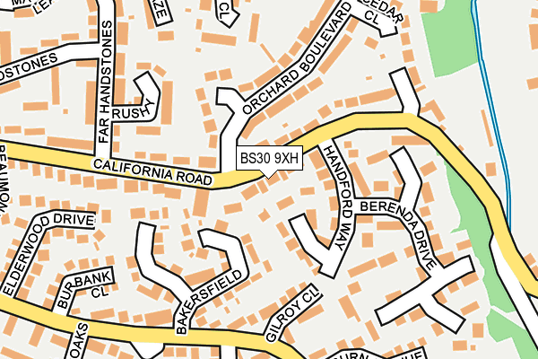 BS30 9XH map - OS OpenMap – Local (Ordnance Survey)