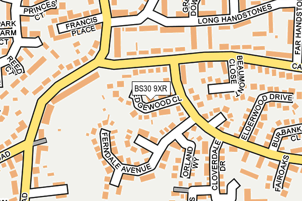 BS30 9XR map - OS OpenMap – Local (Ordnance Survey)