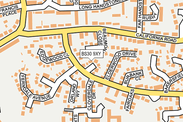 BS30 9XY map - OS OpenMap – Local (Ordnance Survey)