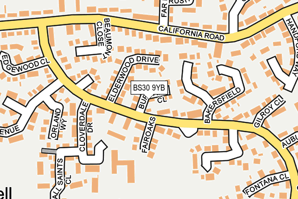 BS30 9YB map - OS OpenMap – Local (Ordnance Survey)