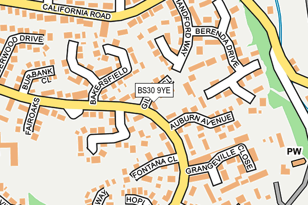 BS30 9YE map - OS OpenMap – Local (Ordnance Survey)
