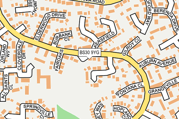 BS30 9YG map - OS OpenMap – Local (Ordnance Survey)
