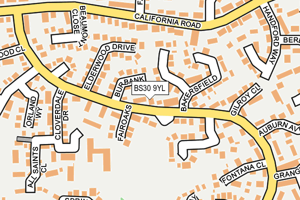 BS30 9YL map - OS OpenMap – Local (Ordnance Survey)