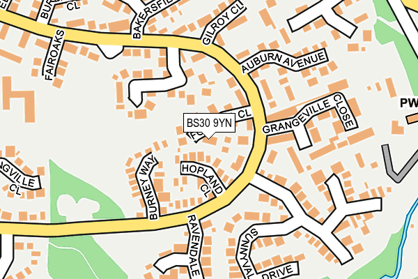 BS30 9YN map - OS OpenMap – Local (Ordnance Survey)