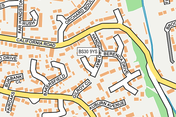 BS30 9YS map - OS OpenMap – Local (Ordnance Survey)