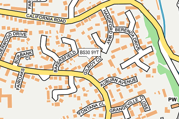 BS30 9YT map - OS OpenMap – Local (Ordnance Survey)