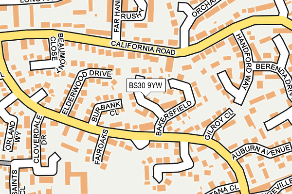 BS30 9YW map - OS OpenMap – Local (Ordnance Survey)