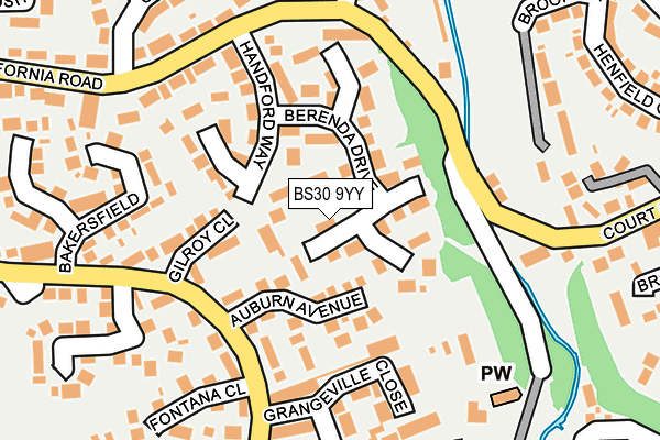 BS30 9YY map - OS OpenMap – Local (Ordnance Survey)