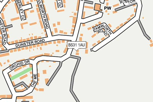 BS31 1AU map - OS OpenMap – Local (Ordnance Survey)