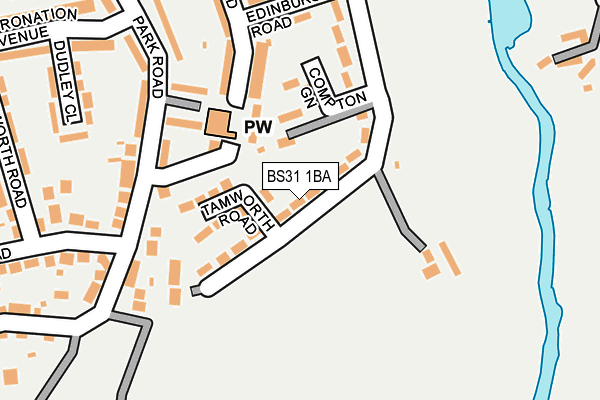BS31 1BA map - OS OpenMap – Local (Ordnance Survey)