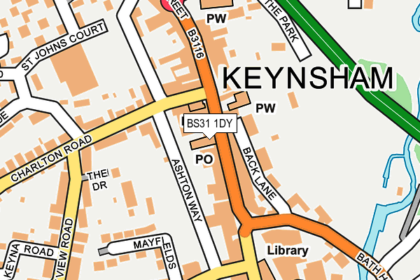 BS31 1DY map - OS OpenMap – Local (Ordnance Survey)