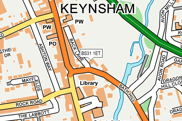 BS31 1ET map - OS OpenMap – Local (Ordnance Survey)