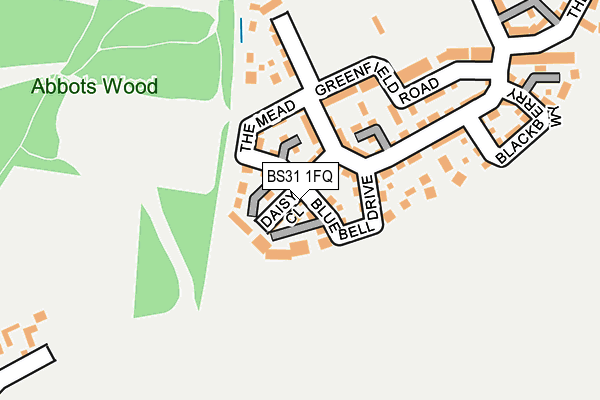 BS31 1FQ map - OS OpenMap – Local (Ordnance Survey)