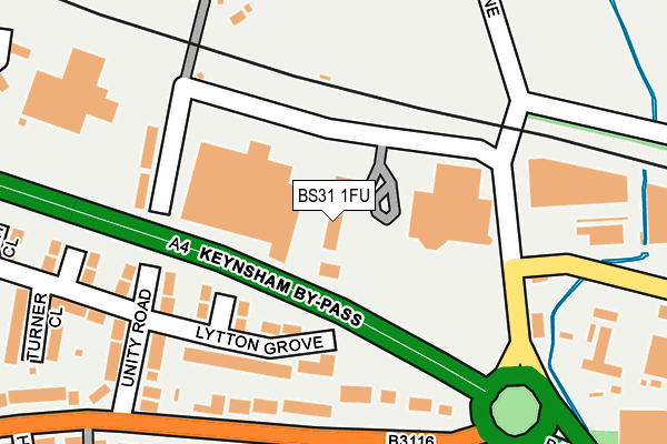 BS31 1FU map - OS OpenMap – Local (Ordnance Survey)