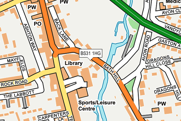 BS31 1HG map - OS OpenMap – Local (Ordnance Survey)