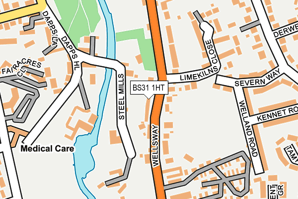 BS31 1HT map - OS OpenMap – Local (Ordnance Survey)