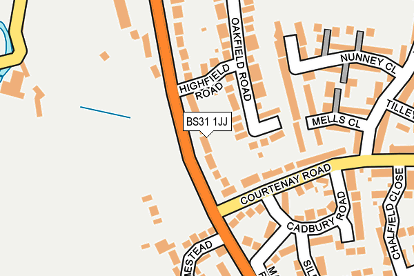 BS31 1JJ map - OS OpenMap – Local (Ordnance Survey)