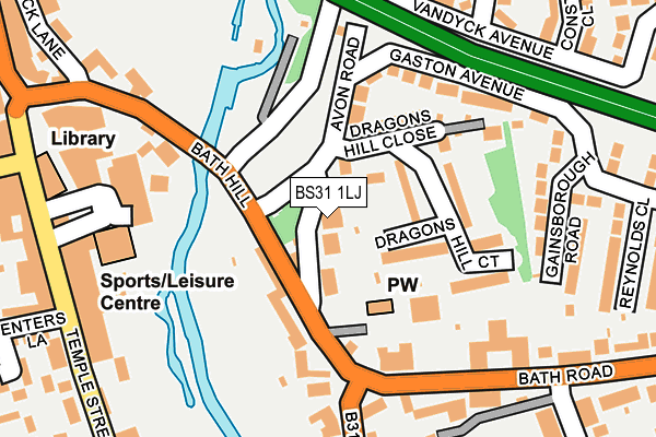 Map of HENNESSY BRICKWORK LTD at local scale