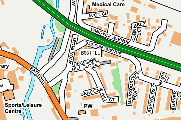 BS31 1LL map - OS OpenMap – Local (Ordnance Survey)