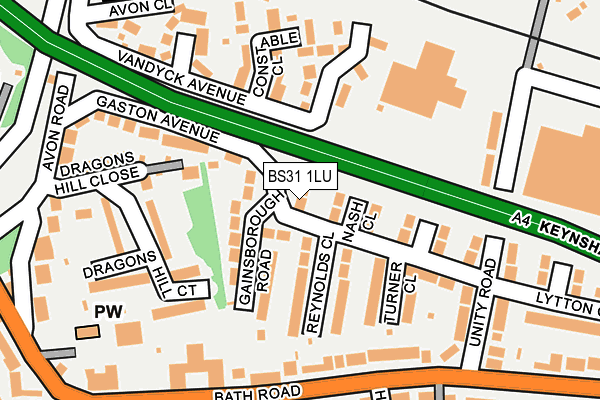 BS31 1LU map - OS OpenMap – Local (Ordnance Survey)