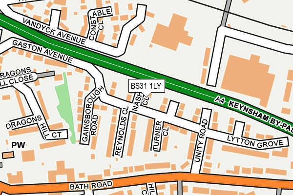 BS31 1LY map - OS OpenMap – Local (Ordnance Survey)