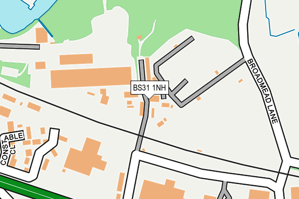 BS31 1NH map - OS OpenMap – Local (Ordnance Survey)