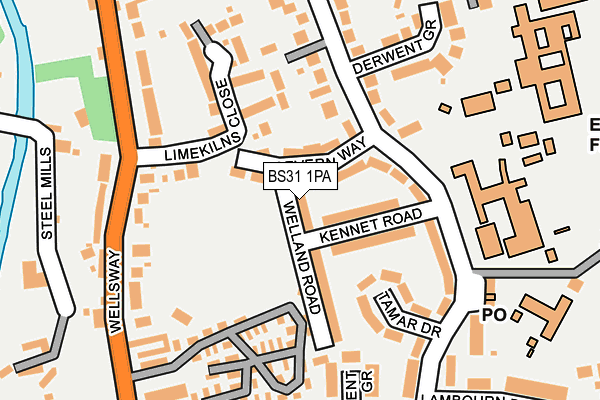 BS31 1PA map - OS OpenMap – Local (Ordnance Survey)