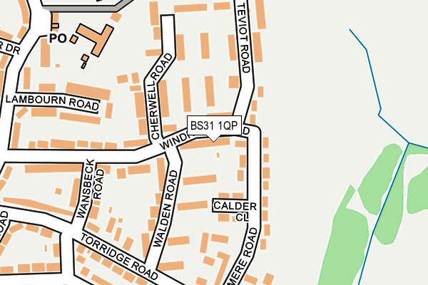 BS31 1QP map - OS OpenMap – Local (Ordnance Survey)