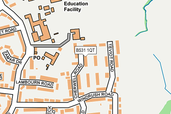 BS31 1QT map - OS OpenMap – Local (Ordnance Survey)