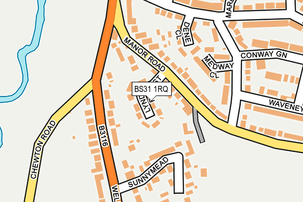 BS31 1RQ map - OS OpenMap – Local (Ordnance Survey)