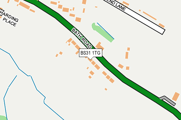 BS31 1TG map - OS OpenMap – Local (Ordnance Survey)