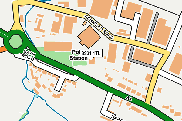 BS31 1TL map - OS OpenMap – Local (Ordnance Survey)