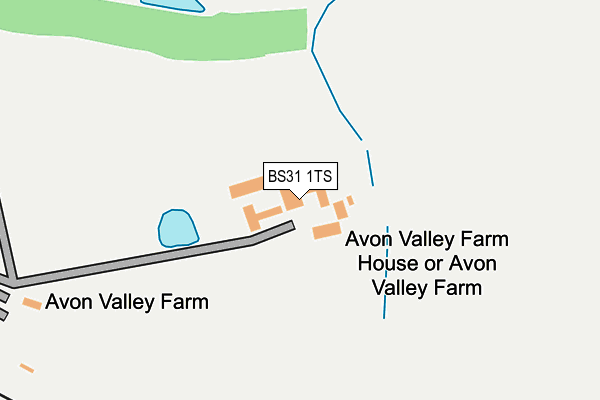 BS31 1TS map - OS OpenMap – Local (Ordnance Survey)