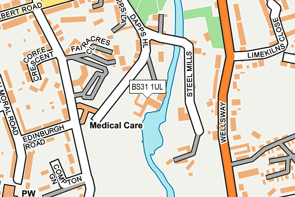 Map of INCREDIBLE MEDIA LTD at local scale