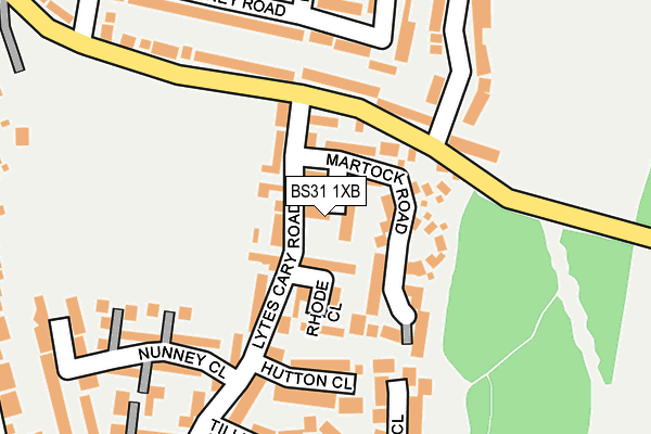 BS31 1XB map - OS OpenMap – Local (Ordnance Survey)