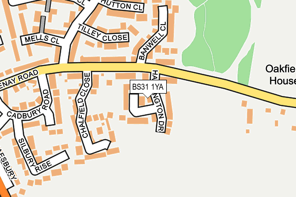 BS31 1YA map - OS OpenMap – Local (Ordnance Survey)