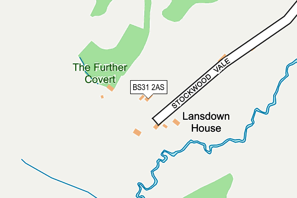 BS31 2AS map - OS OpenMap – Local (Ordnance Survey)